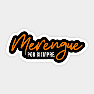 Merengue Por Siempre. Sticker